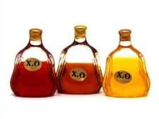 Dolls House Liquor Bottles x 3