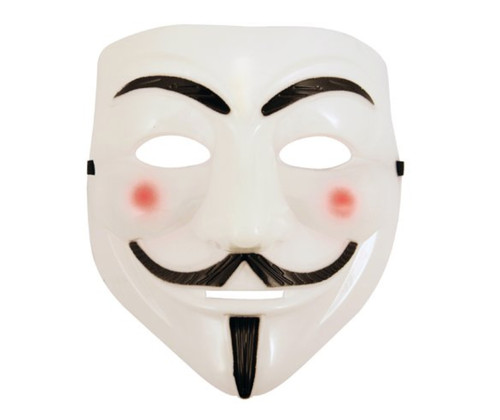 White for vendetta - white, v