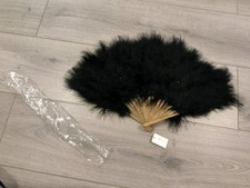 BNWT Boux Avenue Black Marabou