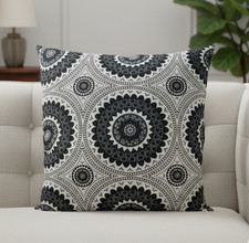 Grey Black & White Mandala