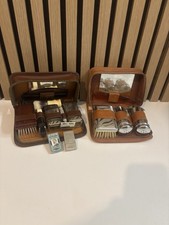 Vintage Men’s Grooming Kits With Gillette Safety Razors And Vintage Razorblades