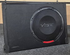 VIBE BLACKAIRT12S-V0: Black Air Slimline 12 inch Passive Radiator Subwoofer Box