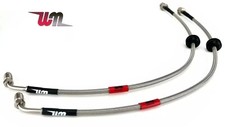 VW Caddy MK3/Golf MK5 R32 calipers REARS WM Stainless Steel Braided Brake Hoses