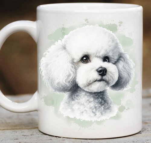 Miniature poodle dog mug - poodle,