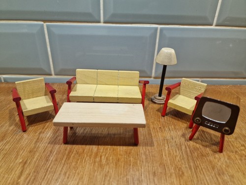 Vintage wooden tofa - tofa, dollshouse