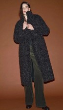 Zara Long Faux Shearling Coat