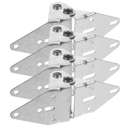 4pcs silver iron garage door - silver,