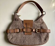 Original Gionni Tweed And Leather Shoulder Bag Unused
