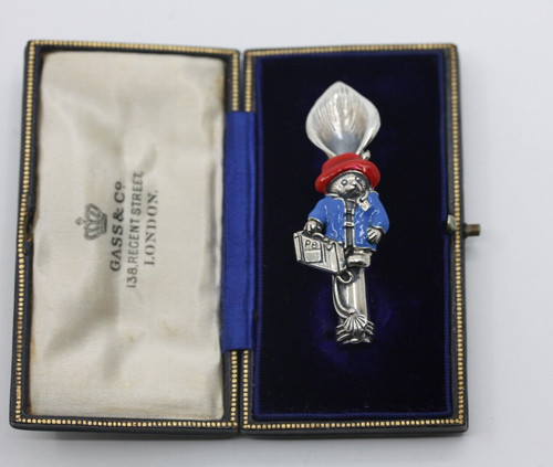 Paddington bear silver posy - bear,