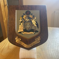Wooden Shield plaque Royal