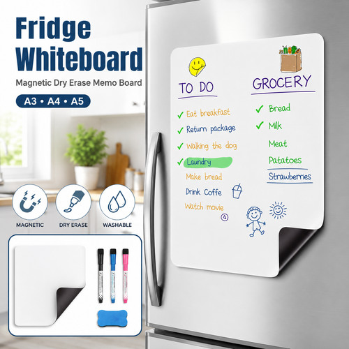Fridge whiteboard magnetic - whiteboard,