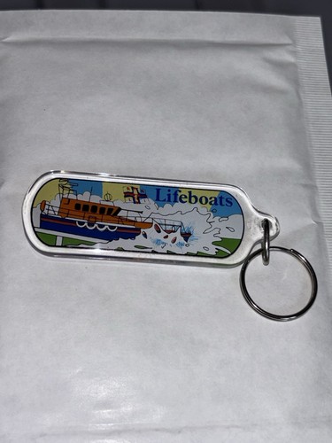 Rnli lifeboat keyring metal - rnli,