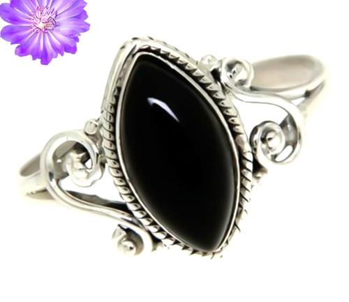 Black onyx gemstone 925 - gemstone,