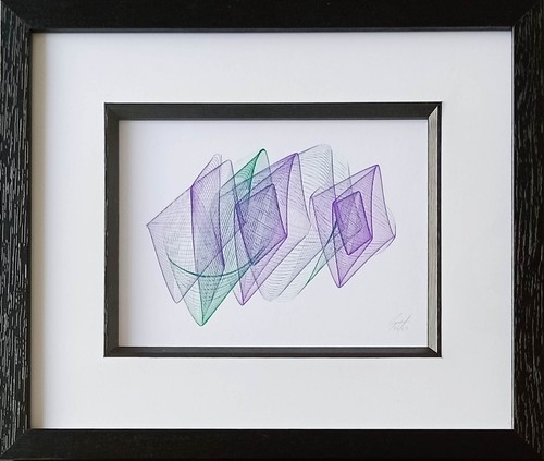 Abstract art framed - abstract,