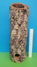 Cork bark tube hide - bark,