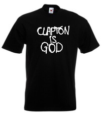 Clapton Is God Graffiti T