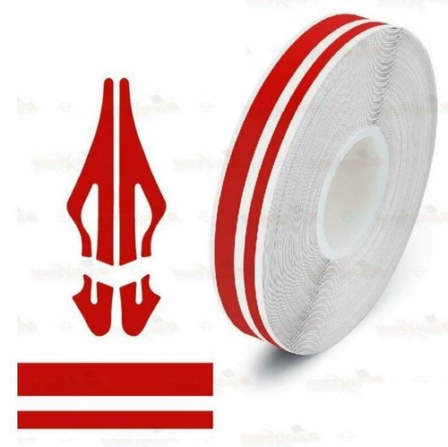 Twin 4mm 2mm red detailing - red,