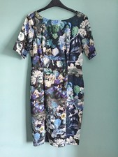 Untold dress Blue Floral Size 12 lined