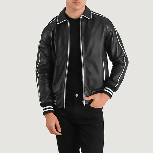 Men cooper black leather - men,