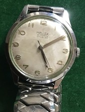 Vintage Rare Men’s Majex Vitaflex Watch 15 Jewels Swiss Made Spares Or Repair