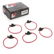 5x fuse holder flat fuse with cover 20A for Honda