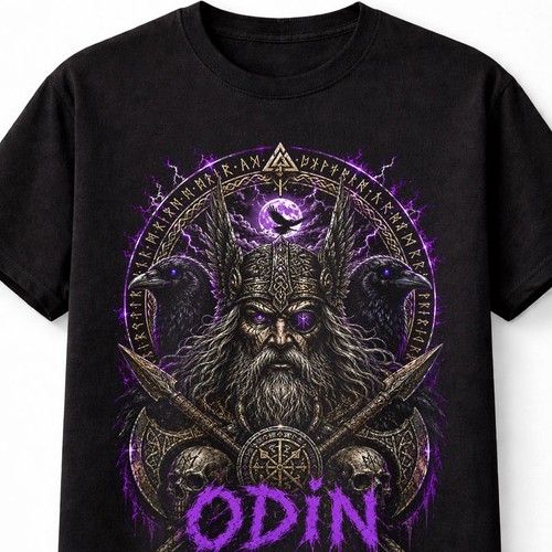 Odin raven viking warrior - odin,