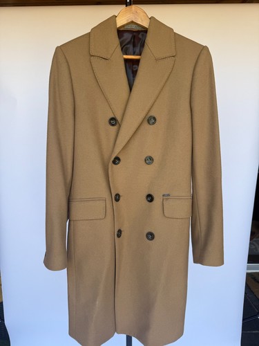 Zara man camel coat - man,,
