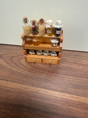 Dolls house wooden - wooden, spice