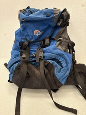 Lowe Alpine Cerro Torre 65-20L Rucksack in Blue Camping Hiking Backpack