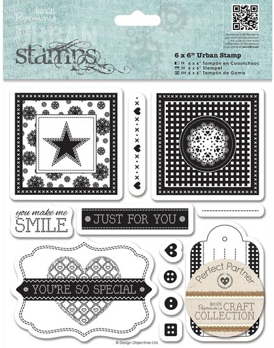 Papermania urban rubber stamp