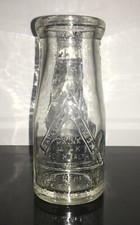 Antique Glass Milk Bottle