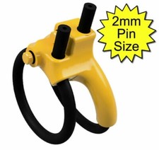 Double 6mm conductive rubber insulated loops / TENS / estim / electrode / et312