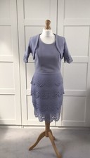 Ladies Lilac Formal Dress SZ 12, Ascot, Mother Of The Bride, Matching Hat Incl