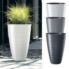 Round Tall Plant Pot Elegant