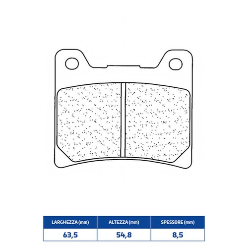 Sintered rear brake pads - brake,