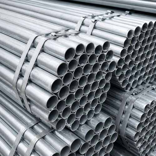 Galvanised steel circular tube - galvanised,