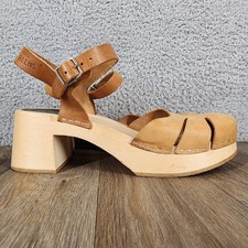 SWEDISH HASBEENS Tan Leather