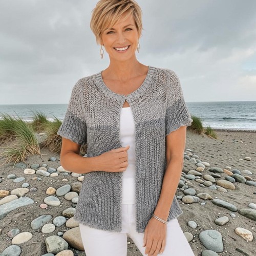 Chicos crochet cardigan s - sz, 0