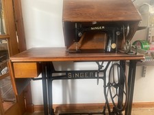 singer 99k treadle sewing machine and table