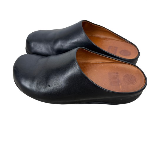 Fitflop shuv black leather - fitflop,