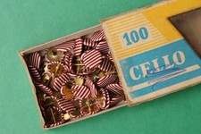 Vintage Drawing Pins Red &