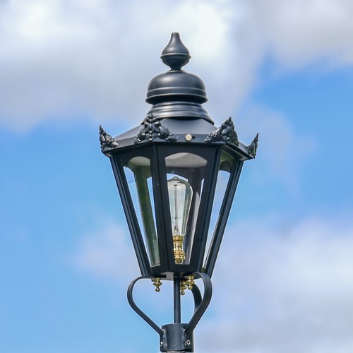 New 63cm tall black hexagonal - new,