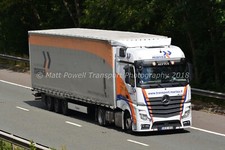 Truck photo 12x8 mercedes - -,