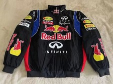 Unisex F1Team Racing Adults Red-Bull Jacket Embroidery Cotton Padded NEW Jacket 