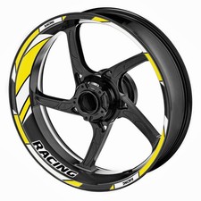 For Triumph Daytona 765 18-20 19 Rim Wheel Stickers 17 inch Racing GP06 Yellow