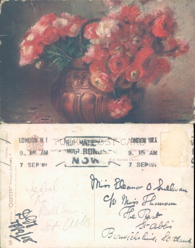 Painting flowers a vase - painting, of