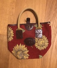 LIZ COX Sunflowers on Deep Red