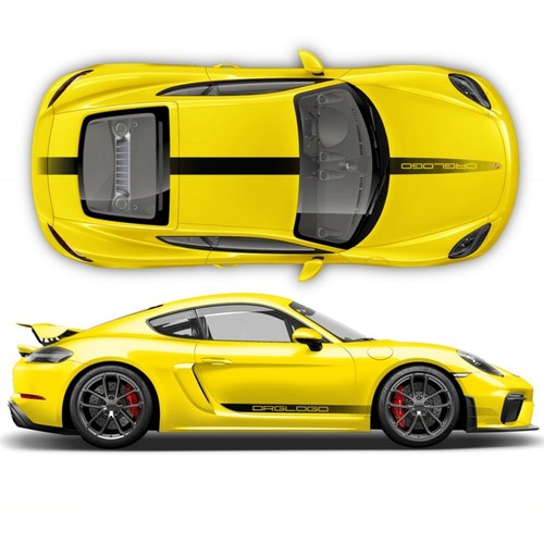 Faded racing stripe stickers - stripe,