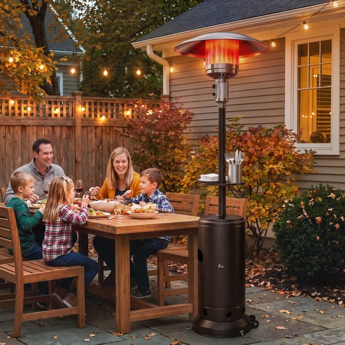 Gas patio heater with - heater,