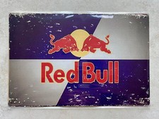 RED BULL ENERGY DRINK METAL SIGN MAN CAVE BAR PUB COCKTAIL 20x30cm